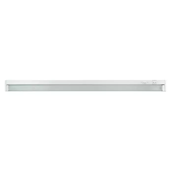 E2 elektro LED-Lichtleiste Swing M - L x B x H: 856 x 24 x 61 mm, Schwenkbar, 12 W, 1 Stk., 12 W - Weiße LED-Unterbauleuchte mit mattierter Abdeckung und integrierten Schaltern für Ein/Aus und Farbtemperatur/Dimmen.