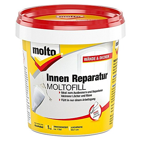 Molto Fertigspachtel Reparatur Moltofill (1 kg, Dose)