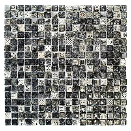 Mosaikfliese Quadrat Crystal Mix XCM ZEUS
