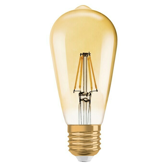 Osram Vintage 1906 Ledlamp (2,5 W, E27, Warm wit, Peervorm, Energielabel: A++)