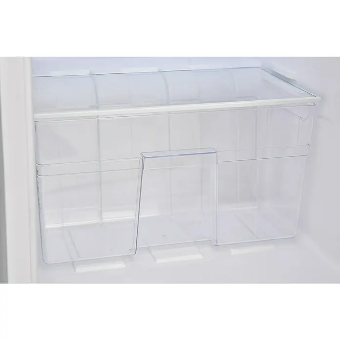 Respekta Kühl-Gefrierkombination KSU50-10 - Nutzinhalt Gesamt: 82 l, 56 x 48 x 83,8 cm, Weiß - Transparente Kühlschrank-Aufbewahrungsbox aus Kunststoff, ideal für die Organisation von Lebensmitteln und zur optimalen Nutzung des Stauraums.