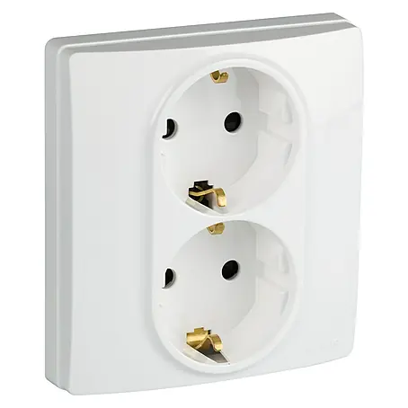 Legrand Niloé Enchufe doble con protección infantil
