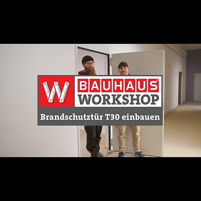 Padilla Brandschutztür Innova T30 (75 x 200 cm, Links/Rechts, Grauweiß) | BAUHAUS