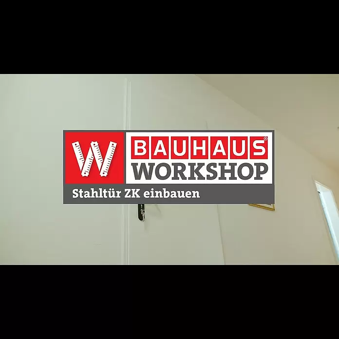 Hörmann ZK-Element - 75 x 200 cm, DIN Anschlag: Links, Verzinkt - Stahltr ZK richtig einbauen | BAUHAUS Workshop