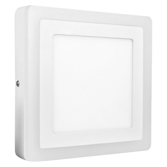 Osram LED-Wand- & Deckenleuchte Click White (18 W, Farbe: Weiß/Silber, L x B x H: 30 x 30 x 4,5 cm)