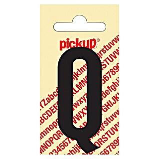 Pickup Sticker (Motief: Q, Zwart, Hoogte: 60 mm)
