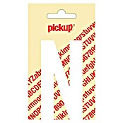 Pickup Sticker (Motief: N, Wit, Hoogte: 90 mm)