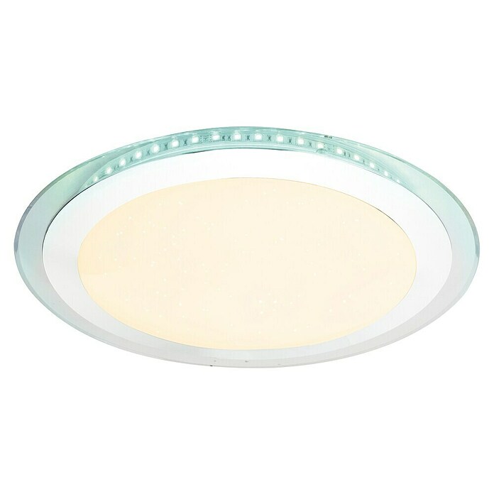 Lavida Plafón LED redondo Arrco (30 W, Opal, Ø x Al: 40,5 x 9 cm)