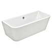 Camargue Freistehende Badewanne Buena Vista (180 x 80 cm, Mittig, Sanitäracryl, Weiß)