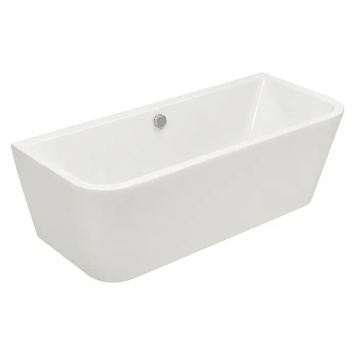 Camargue Freistehende Badewanne Buena Vista - L x B: 180 x 80 cm, Sanitäracryl, Weiß - Freistehende Badewanne in Weiß mit modernem Design, ideal für ein stilvolles Badezimmer. Die Wanne bietet Komfort und ist ein echter Hingucker.