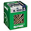 Spax Tornillo universal (Ø x L: 5 x 100 mm, Rosca completa, 80 uds.)