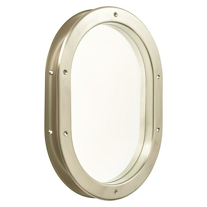 Mottez BullaugeMetall, Silber, Klar, 38 x 28 cm, Oval Front View