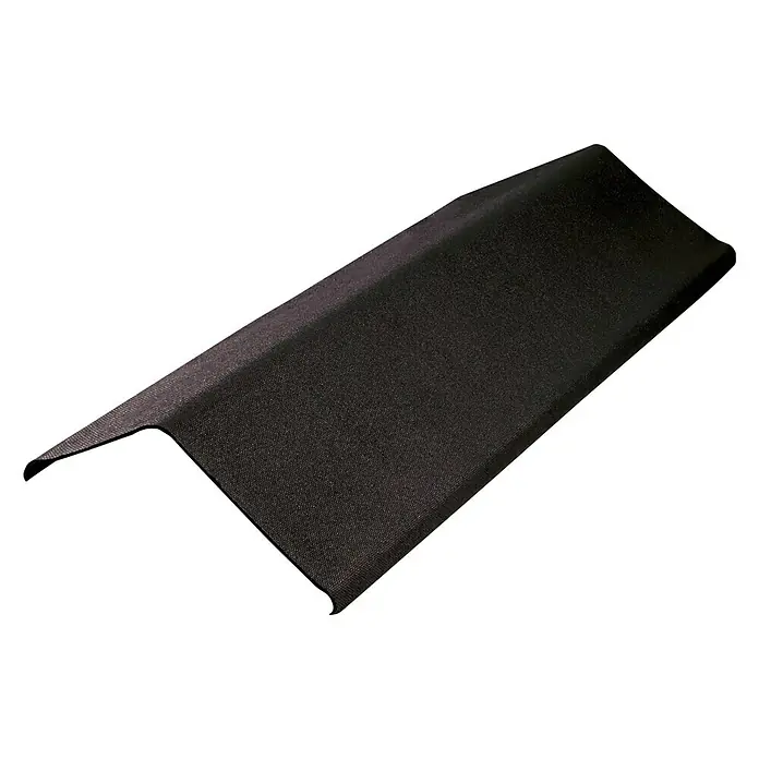 Onduline Ortgangprofil Base - Schwarz, 100 x 18 cm, Geeignet für: Bitumen-Wellplatten - Schwarze Eckschutzleiste zum Schutz von Ecken und Kanten vor Beschädigungen und Abnutzung. Ideal für Zuhause oder im Büro.