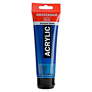 Talens Amsterdam Pintura acrílica Standard (Azul ftalo, 120 ml, Tubo)