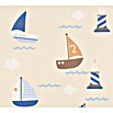 AS Creation Boys And Girls 6 Papiertapete (Beige/Blau, Motiv, 10,05 x 0,53 m)