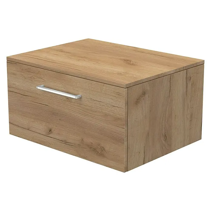 Camargue Espacio Unterschrank - 60 x 46 x 30 cm, Farbe Griff: Chrom, Doce - Schubladenunterschrank in Holzoptik mit Griff. Ideal für Bad oder Wohnbereich, bietet stilvollen Stauraum und fügt sich nahtlos in jedes Interieur.