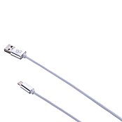 BAUHAUS Cable de carga USB (Blanco, 1 m, Clavija USB A, clavija Lightning)