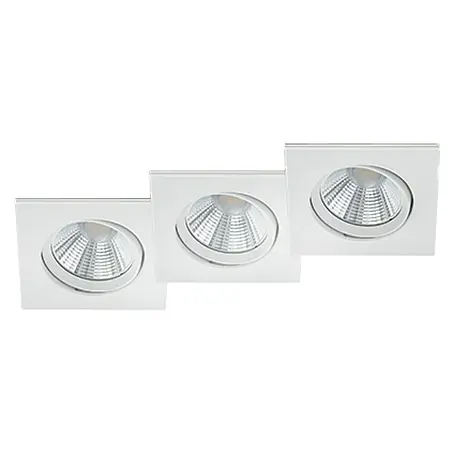 Trio Lighting  Set de focos LED empotrables Pamir cuadrado