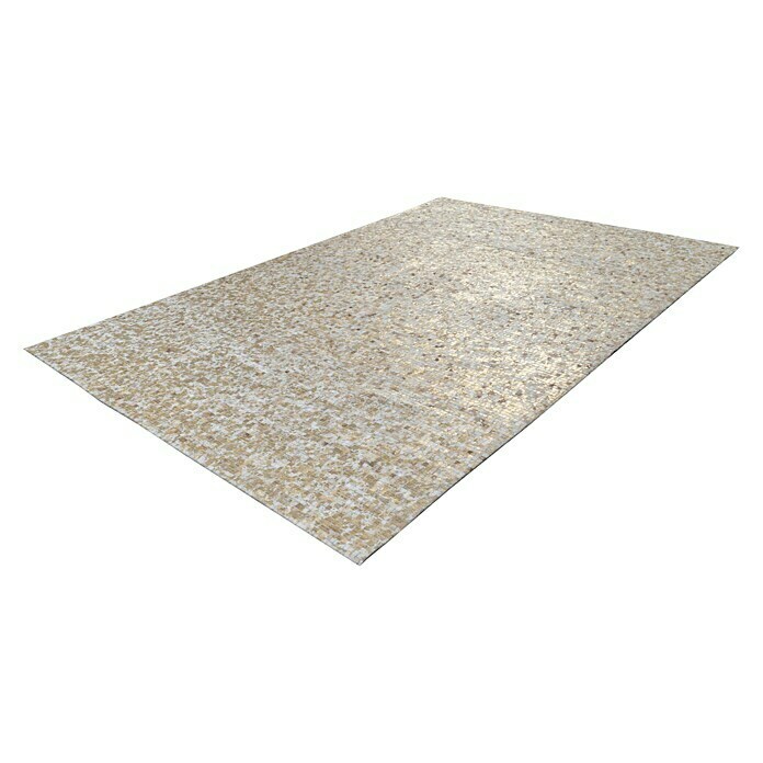 Kayoom Echtlederteppich FinishBeige, 150 x 80 cm, 100 % Leder Right Side View