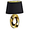Trio Leuchten Lámpara de sobremesa Taba (60 W, Dorado, Altura: 52 cm)