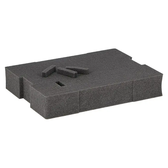 Wisent b-boXx Schaumstoffeinlage - Passend für: Wisent b-boXx - Aufnahme für Werkzeugkasten: Schwarze Schaumstoffeinlage mit Aussparungen und herausnehmbaren Stegen für eine individuelle Anpassung.