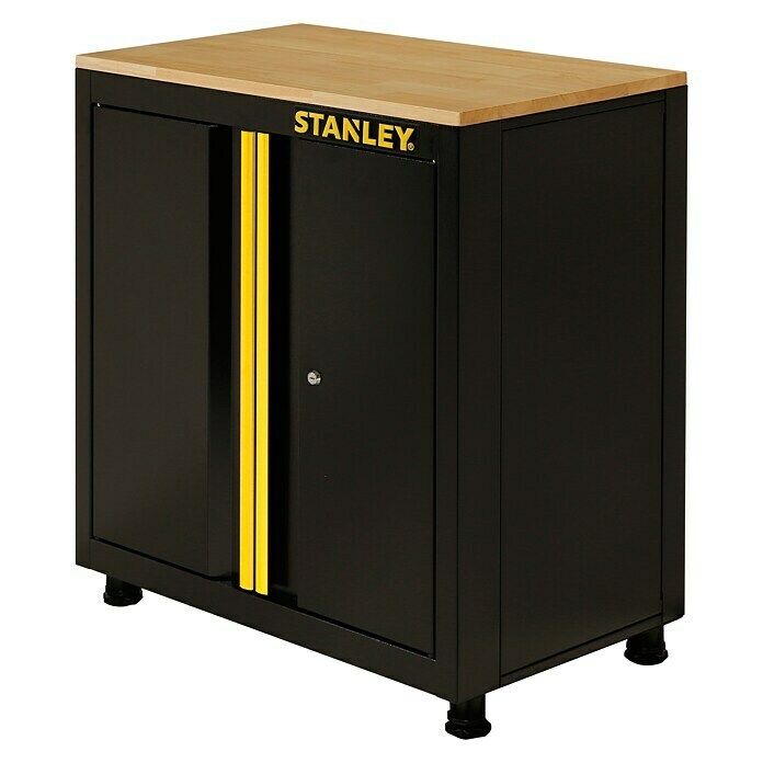 Stanley Armario para almacenamiento STST97595-1 (L x An x Al: 77,5 x 87 x 46 cm, Negro)