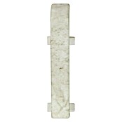 Egger Übergangskappe (Stein Weiß, 2 Stk., Passend für: Egger Sockelleisten 17 x 60 mm)