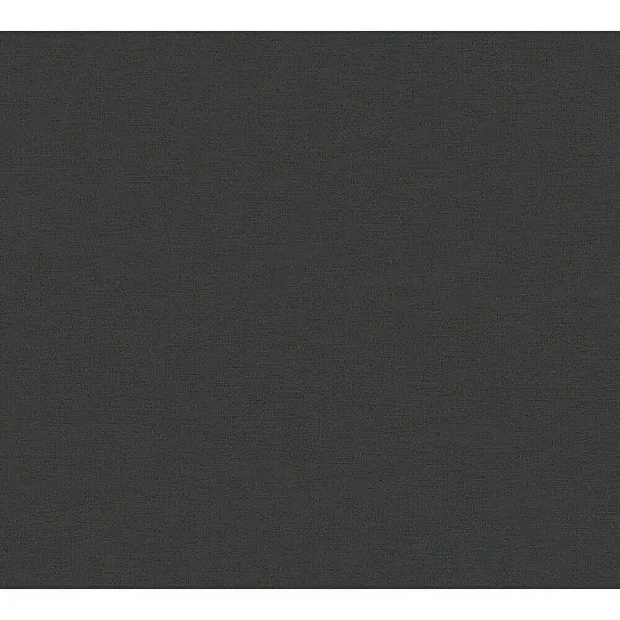 A.S. Création Ethnic Origin Vliestapete - Schwarz, Uni, 10,05 x 0,53 m - Ein dunkler, unifarbener Stoff mit einer feinen Textur, ideal für elegante und vielseitige Designprojekte.