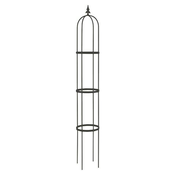 Rankhilfe Obelisk Oscar (Schwarz, Höhe: 190 cm) | BAUHAUS