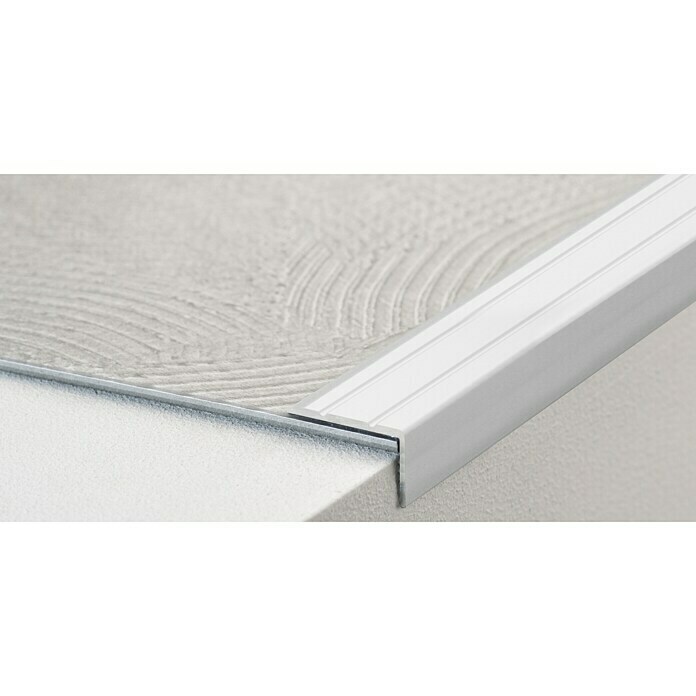 LOGOCLIC Winkelprofil 162Silber, 2,7 m x 24,5 mm x 20 mm, Montageart: Kleben Detail Shot