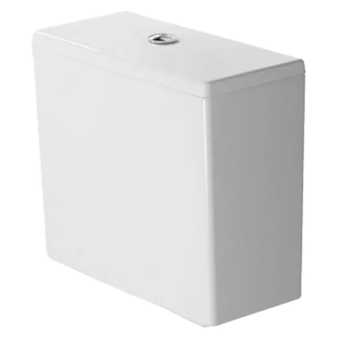 Duravit ME by Starck Spülkasten - Ohne Spezialglasur, Keramik, Weiß, Zulauf: Links - Ein freistehender WC-Spülkasten in Weiß. Geeignet für moderne Badezimmer und Toiletten, einfache Installation und Wartung.