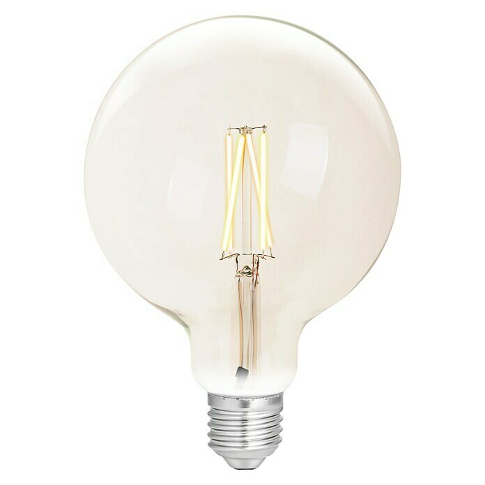 WiZ LED-Leuchtmittel (E27, 7 W, Transparent, G125, 650 lm)