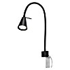 Brilo LED-Wandstrahler (4 W, Schwarz, L x B x H: 5,8 x 21,7 x 40,3 cm)