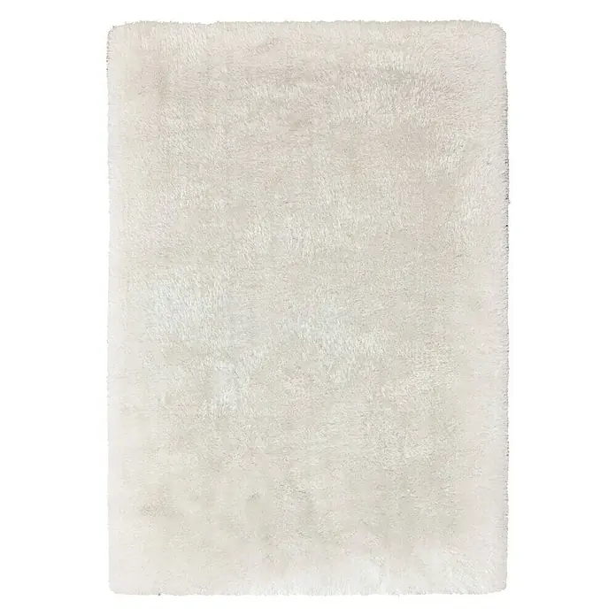 Kayoom Hochflorteppich Cosy - Weiß, 150 x 80 cm, 100 % Polyester - Hochfloriger, rechteckiger Teppich in Weiß. Ideal für ein gemütliches Ambiente im Wohn- oder Schlafzimmer, bietet dieser Teppich Komfort und Stil.