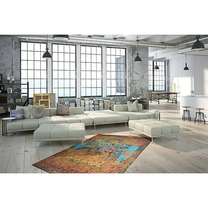 Kayoom Flachgewebeteppich Solitaire 610 (Multi, 150 x 80 cm)