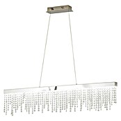 Eglo LED-Pendelleuchte Antelao (32 W, Chrom/Klar, Höhe: 150 cm)