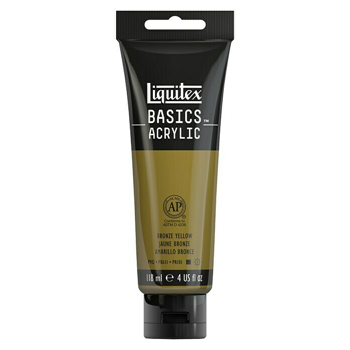 Liquitex Basics Acrylfarbe (Bronzegelb, 118 ml, Tube)