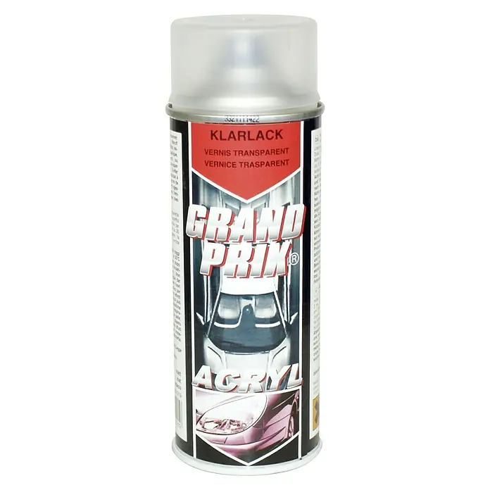 Dupli-Color Klarlack-Spray Grand Prix - Farbe: Farblos, Matt, 400 ml - Dose Grand Prix Klarlack Acryl für transparente Lackierungen und Versiegelungen im Automobilbereich. Schützt Oberflächen und sorgt für Glanz.