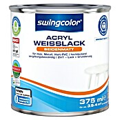 swingcolor Weißlack Acryl (Weiß, 375 ml, Seidenmatt)