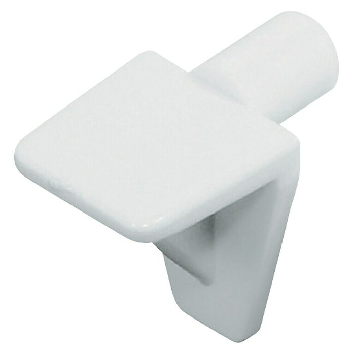 Häfele Soporte para estantes (Blanco, Plástico, Diámetro: 6 mm) | BAUHAUS