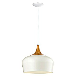 Eglo Okrugla viseća svjetiljka Obregon (60 W, Ø x V: 35 x 110 cm, Hrast-krem, E27)