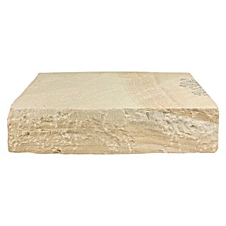 Blockstufe Indian Summer (Sandfarbe, 15 x 35 x 50 cm, Sandstein)