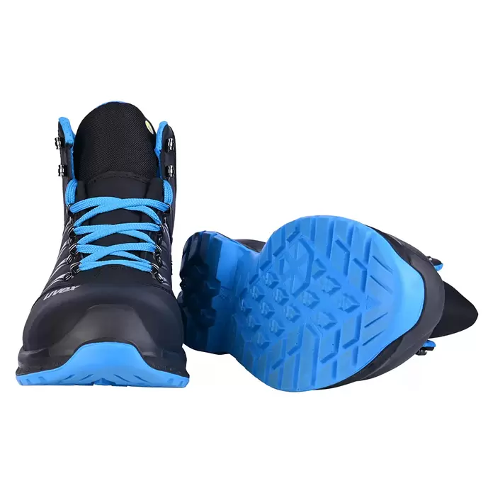 Uvex 2 Trend Sicherheitsstiefel S3 - 42, Schutzklasse nach EN ISO 20345: S3, Schwarz/Blau