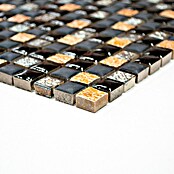 Mosaikfliese XRS S3K (30 x 30 cm, Schwarz, Matt)