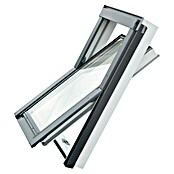 Solid Elements Pro Dachfenster (B x H: 55 mm x 77,8 cm, Kunststoff, Grau/Anthrazit)