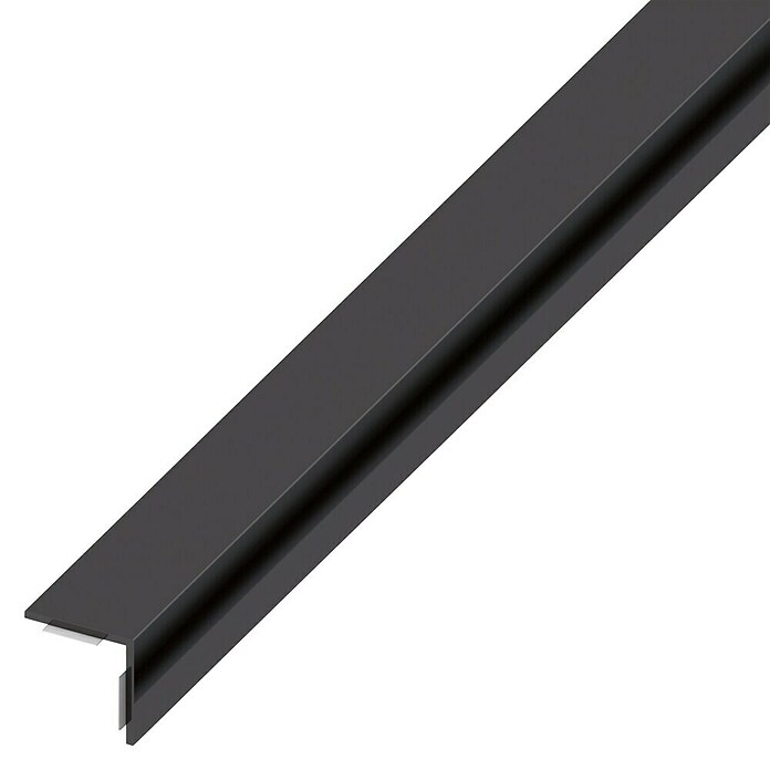 Winkelprofil (2.500 x 20 x 20 mm, Stärke: 1,5 mm, PVC, Schwarz)
