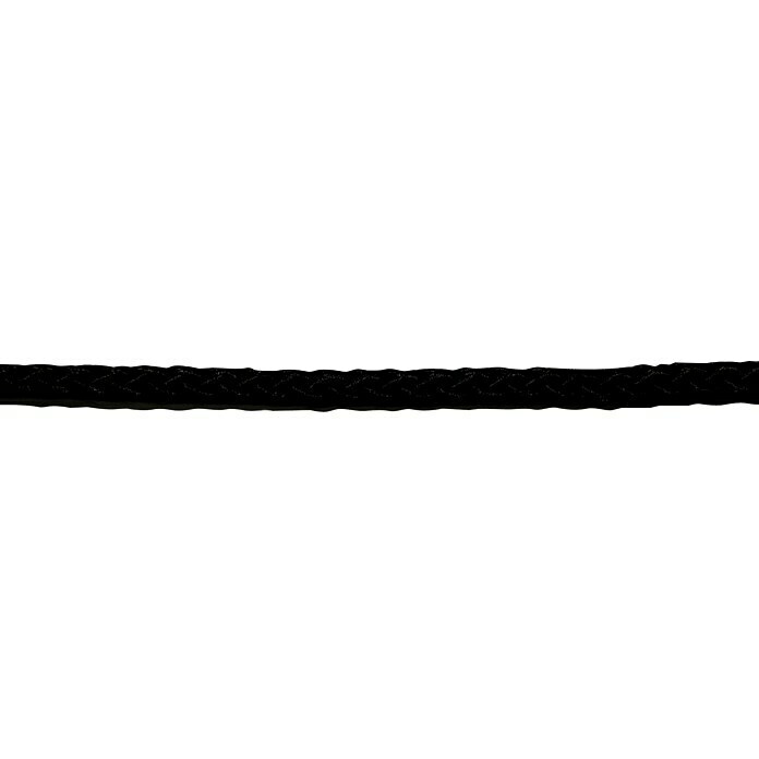 Flaggenleine (Ø x L: 4 mm x 20 m, Schwarz)