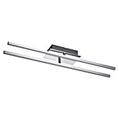 Tween Light LED-Deckenleuchte Vanzone (16 W, Warmweiß, 61 x 10,5 x 7,5 cm, Chrom)