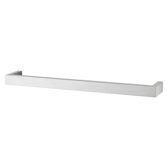 Zack Linea Badetuchhalter - Breite: 46,5 cm, Edelstahl, Matt - Eine moderne Handtuchstange aus glänzendem Metall, ideal für jedes Badezimmer. Praktisch und stilvoll.