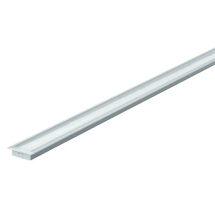 Paulmann Floor Profil Diffusor - 2 m, Aluminium - LED-Streifenleuchte mit schmalem, modernem Design. Ideal für indirekte Beleuchtung und zur Aufwertung von Innenräumen.